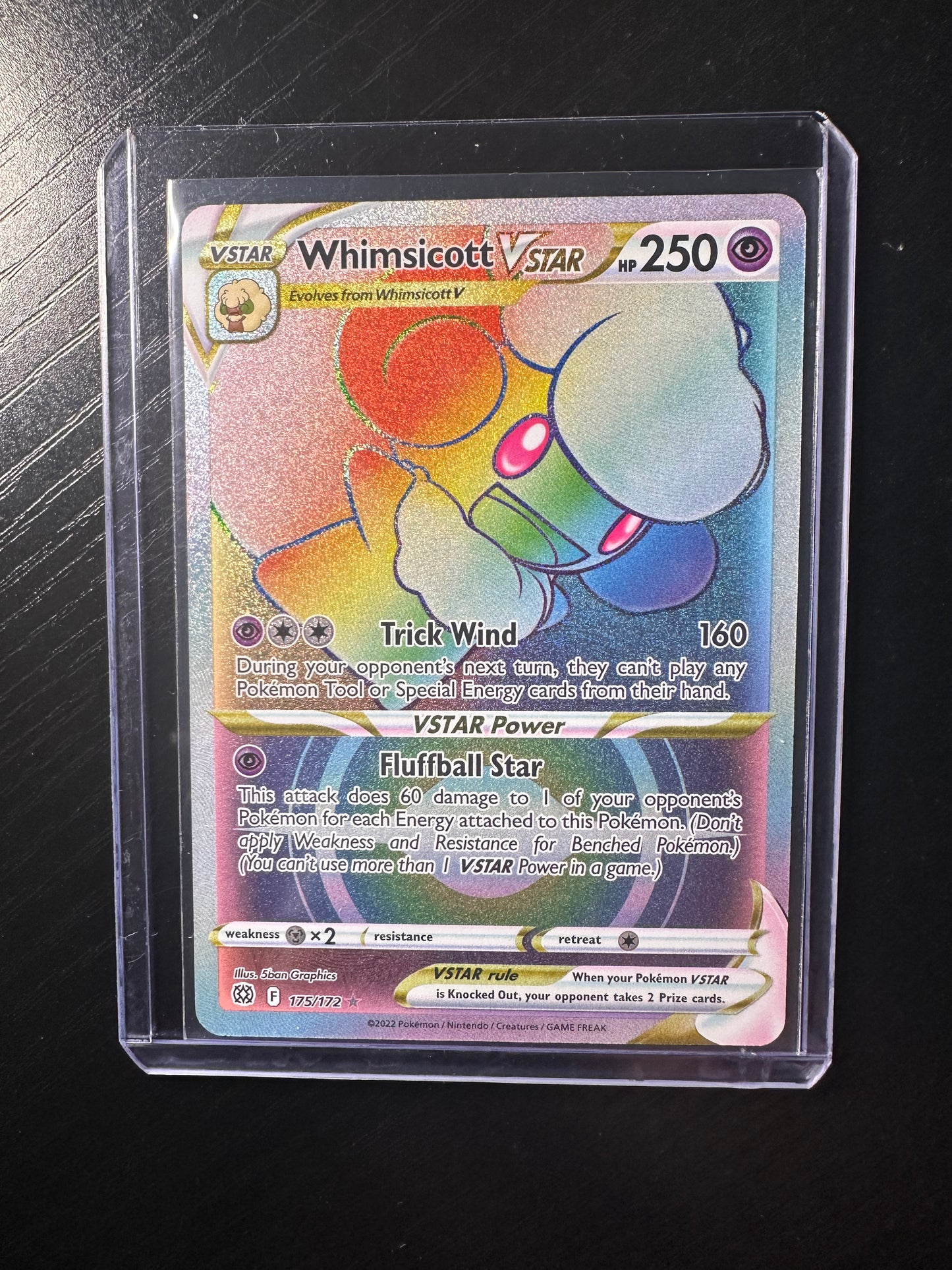 2022 Pokémon Brilliant Stars Whimsicott VSTAR Secret #175