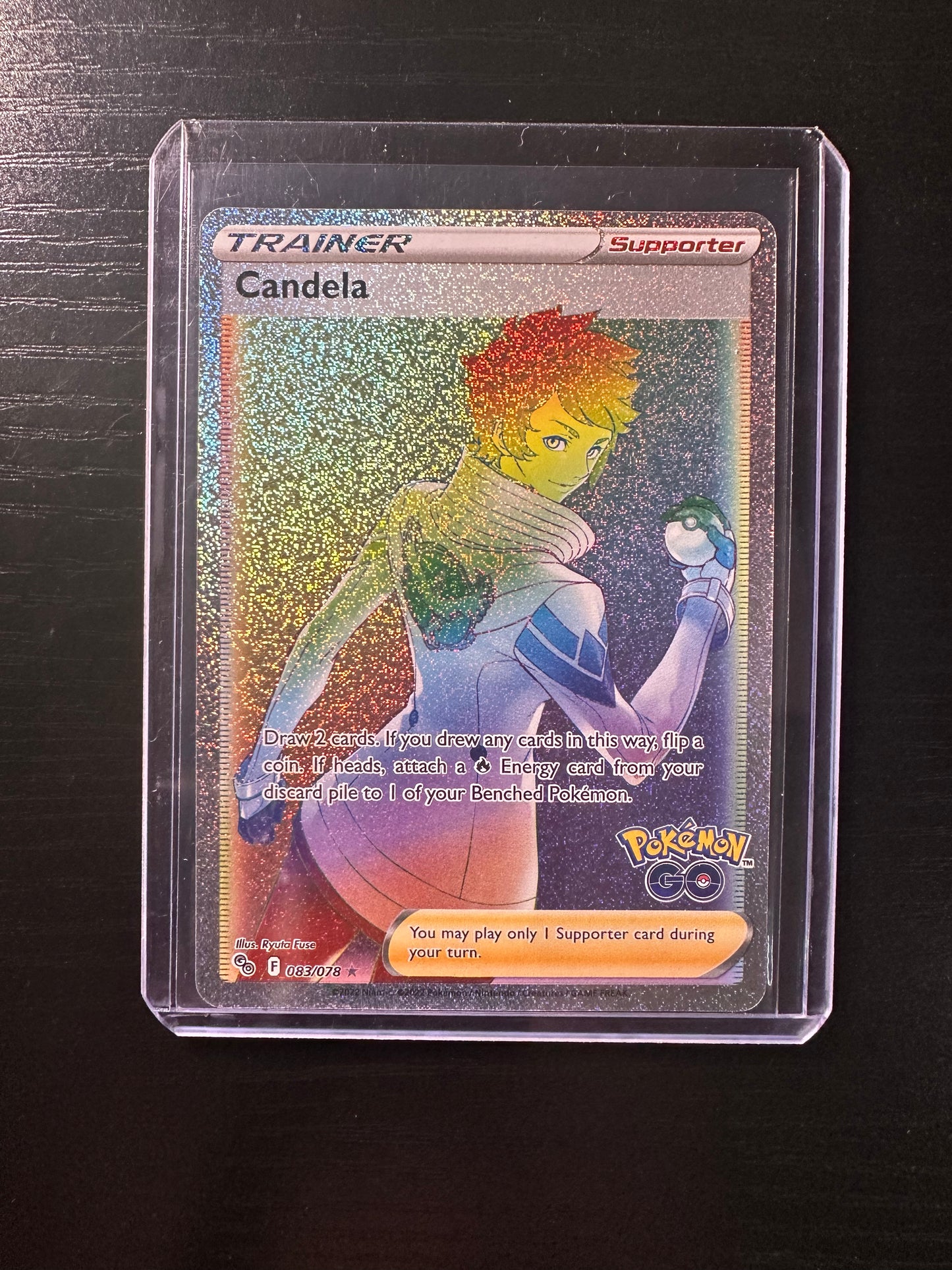 2022 Pokémon Go Candela Full Art Secret Rare #083