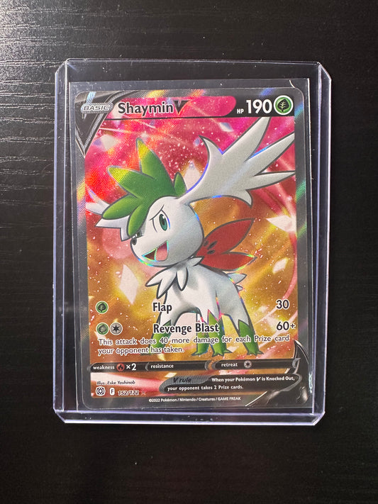 2022 Pokémon Brilliant Stars Shaymin V Full Art #152