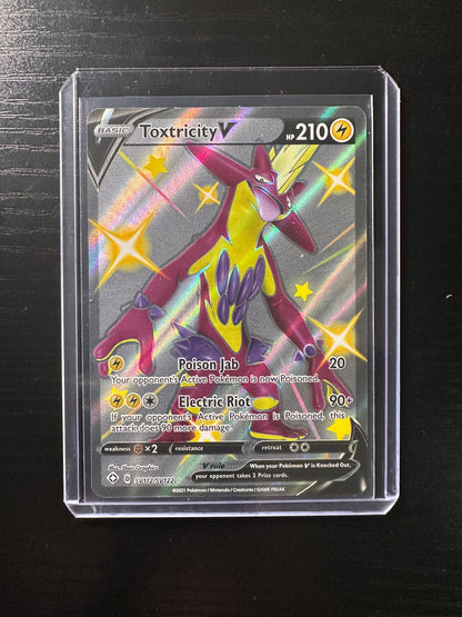2021 Pokémon Shining Fates Toxtricity V Full Art #SV112