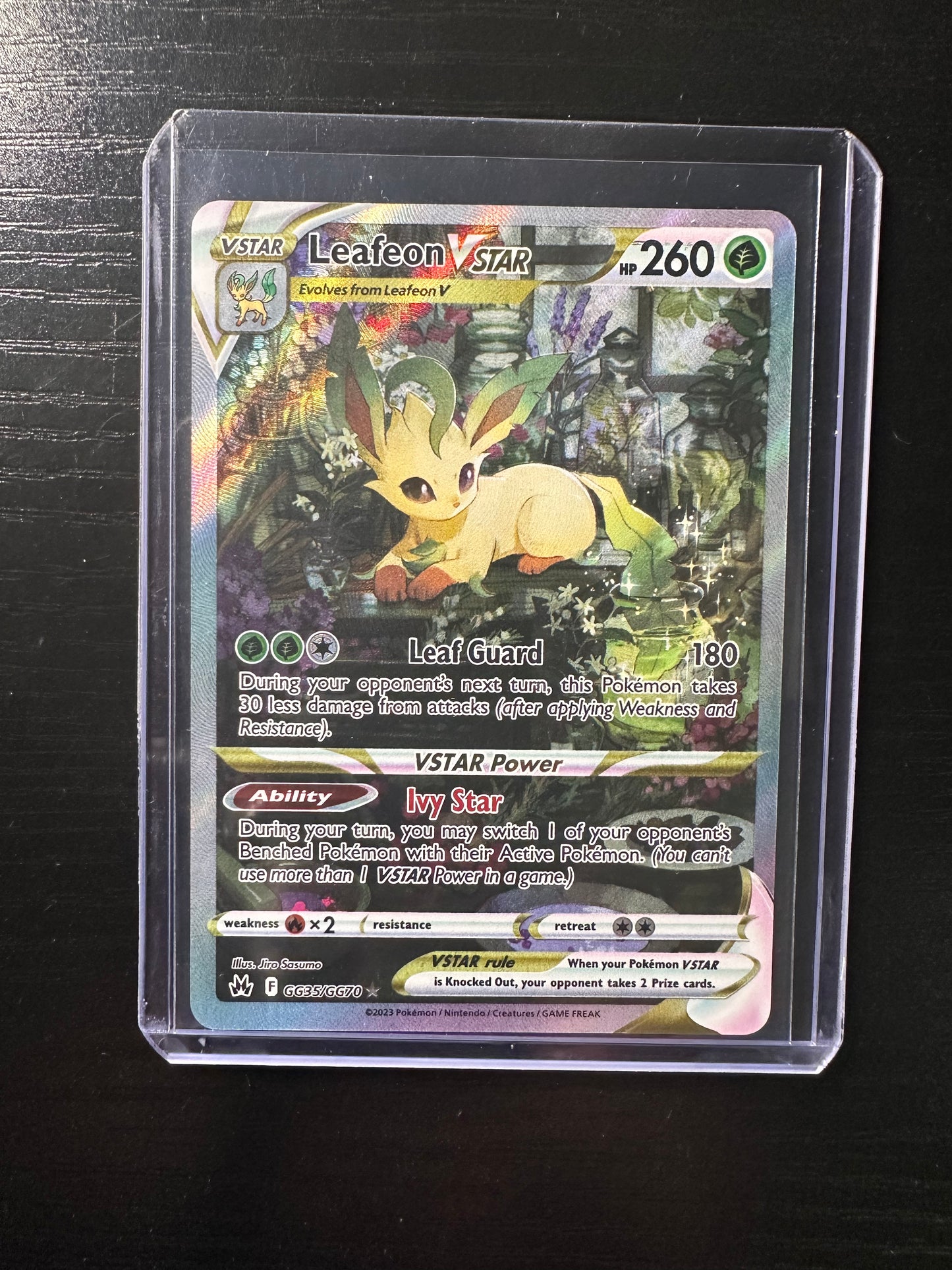 2023 Pokémon Crown Zenith Leafeon #GG35