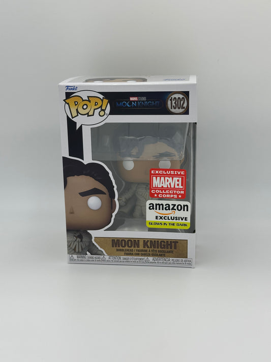 Funko Pop! Moon Knight - Marvel Collector Corps - GITD - Amazon Exclusive #1302