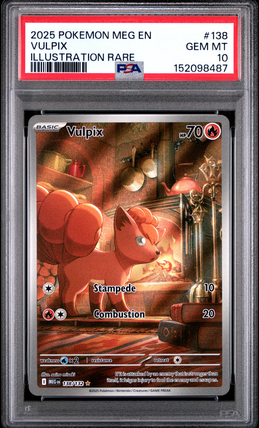 Pokemon Mega Evolution Vulpix 138 PSA 10
