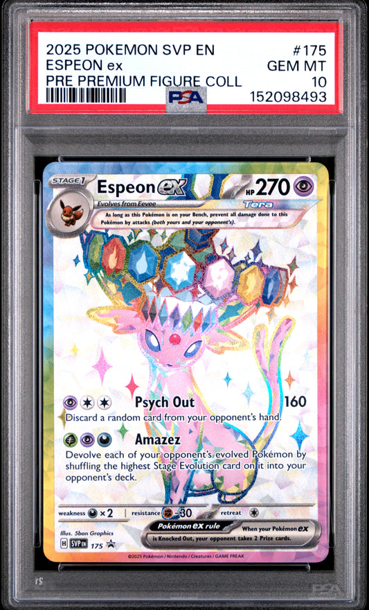 Pokemon Promo Espeon ex 175 PSA 10