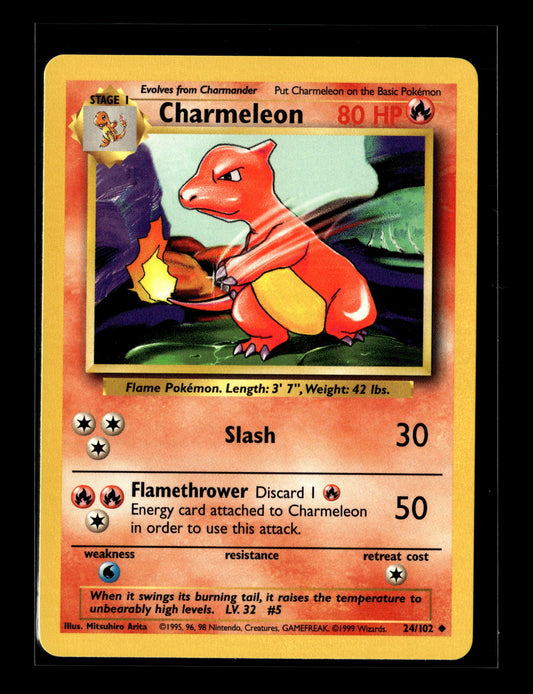 Pokemon Base Set Charmeleon 24