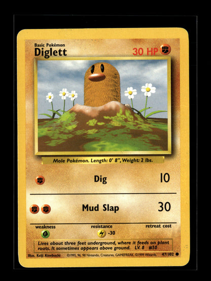 Pokemon Base Set Diglett 47