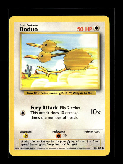 Pokemon Base Set Doduo 48
