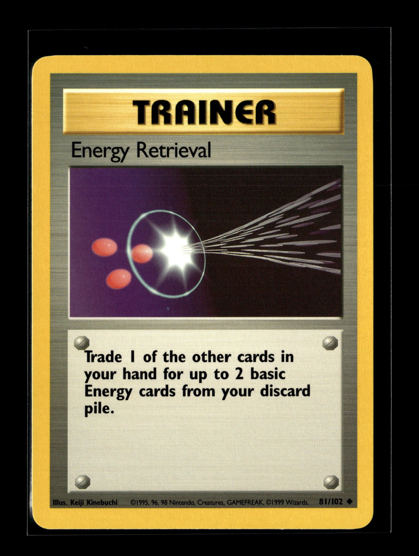 Pokemon Base Set Energy Retrieval 81
