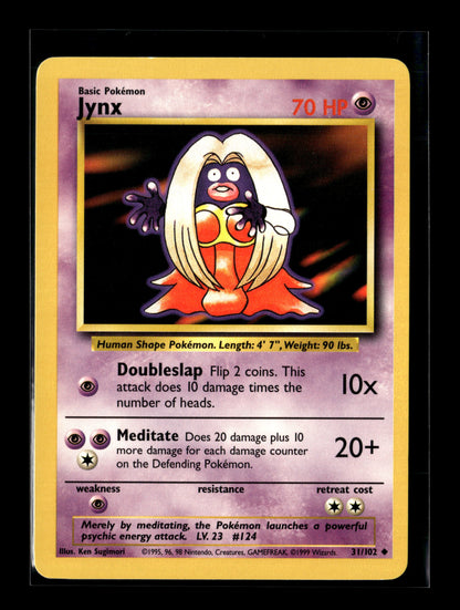 Pokemon Base Set Jynx 31