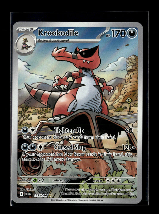 Pokemon Black Bolt Krookodile 137