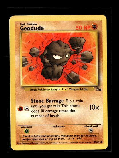 Pokemon Fossil Geodude 47