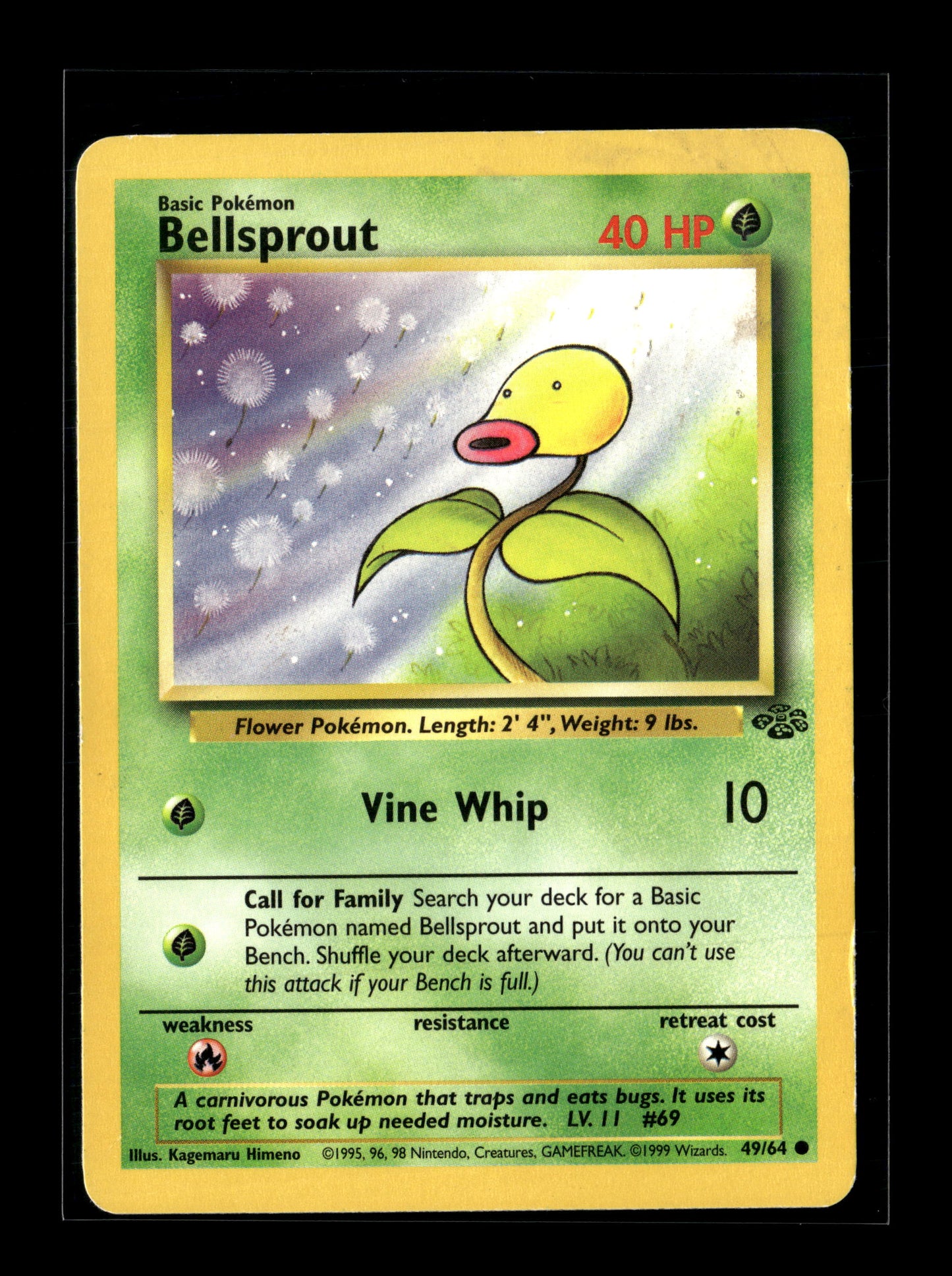 Pokemon Jungle Bellsprout 49