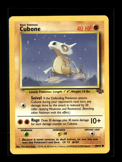 Pokemon Jungle Cubone 50