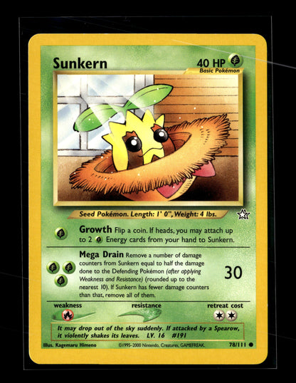 Pokemon Neo Genesis Sunkern 78