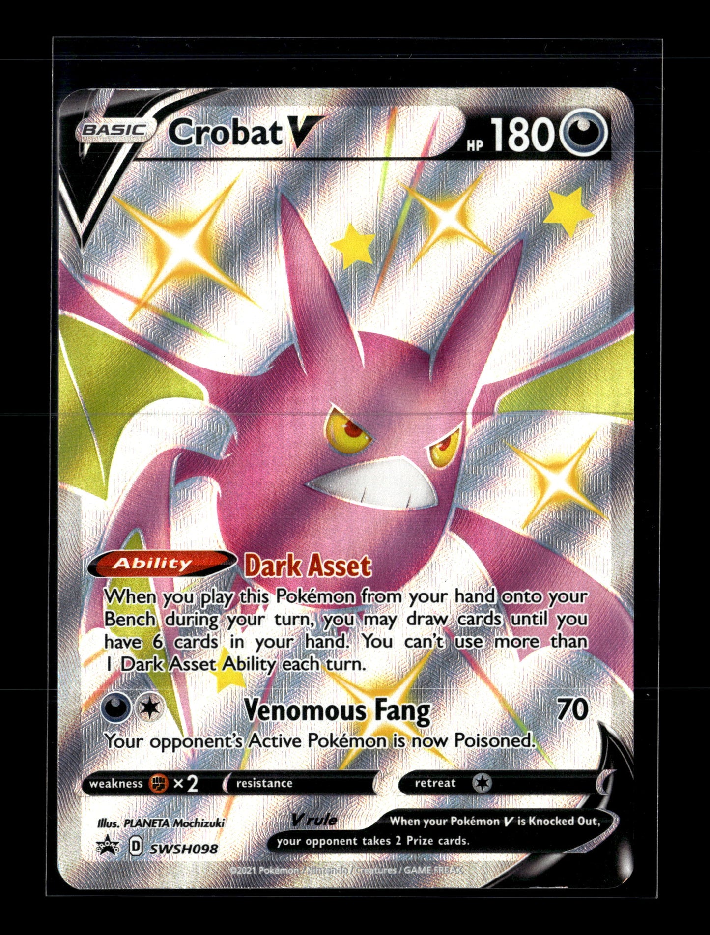 Pokemon Promo Crobat V 98