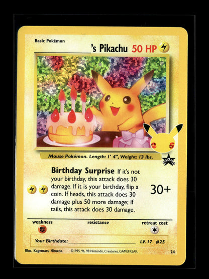 Pokemon Celebrations ______s Pikachu 24