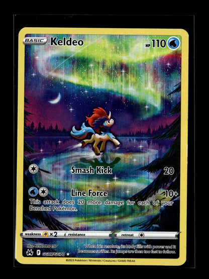 Pokemon Crown Zenith Keldeo GG07