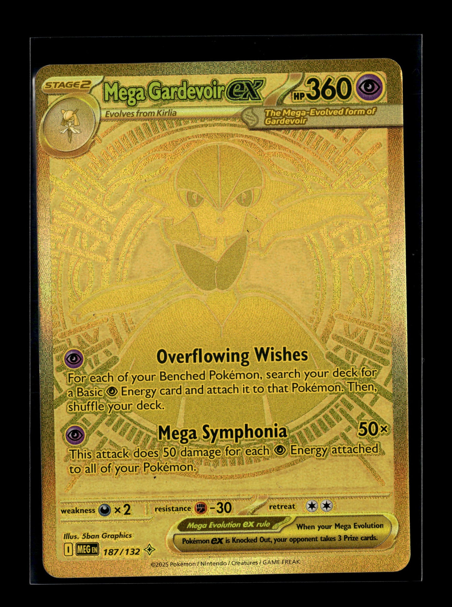 Pokemon Mega Evolution Mega Gardevoir ex 187