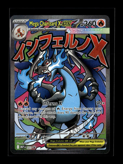 Pokemon Mega Evolution Promo Mega Charizard X ex 23