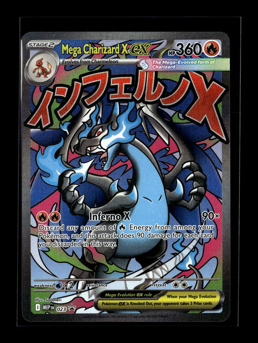 Pokemon Mega Evolution Promo Mega Charizard X ex 23