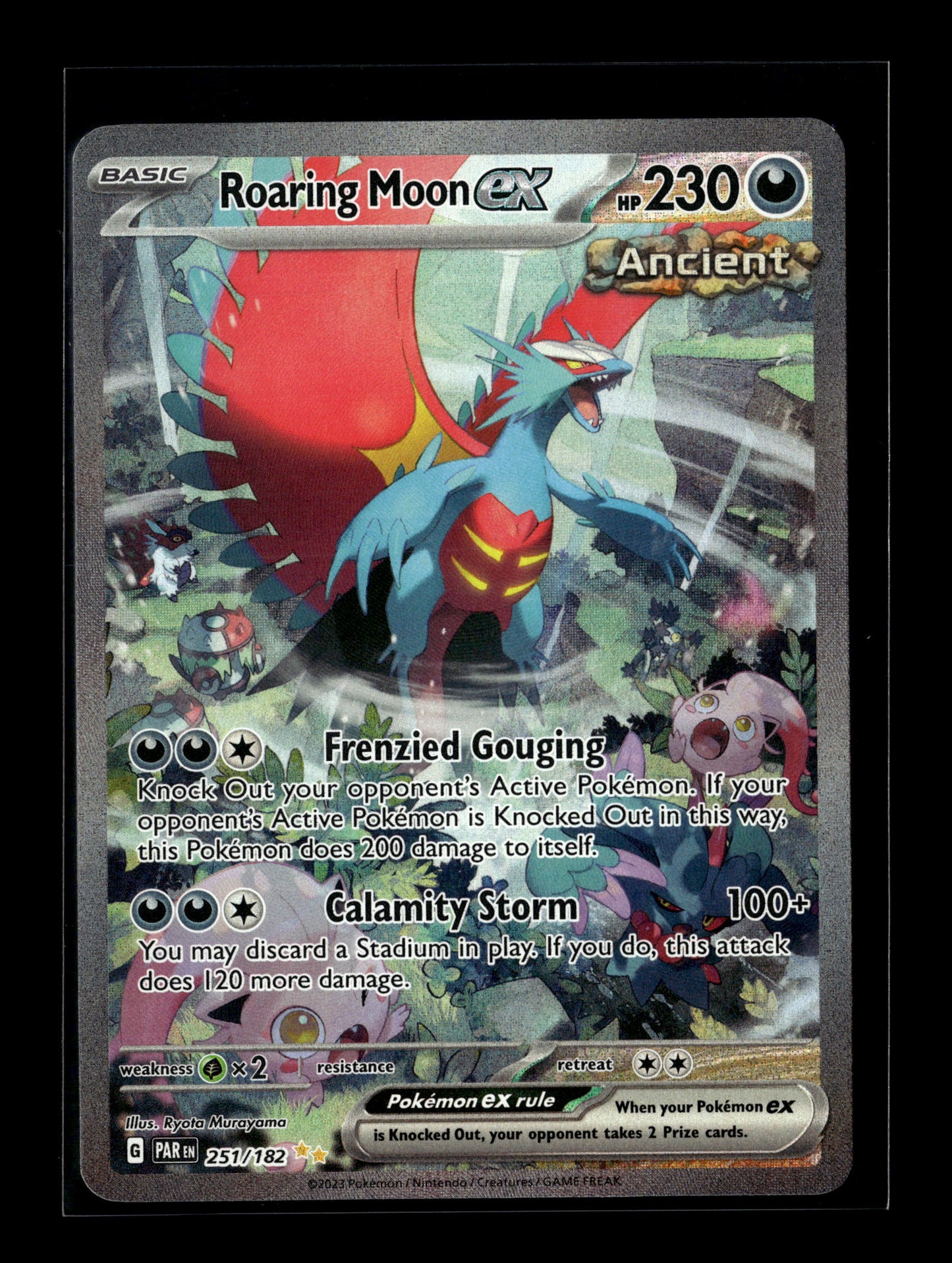 Pokemon Paradox Rift Roaring Moon ex 251