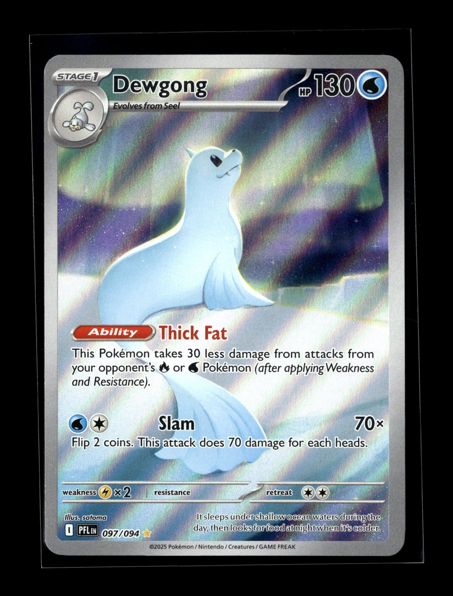 Pokemon Phantasmal Flames Dewgong 97