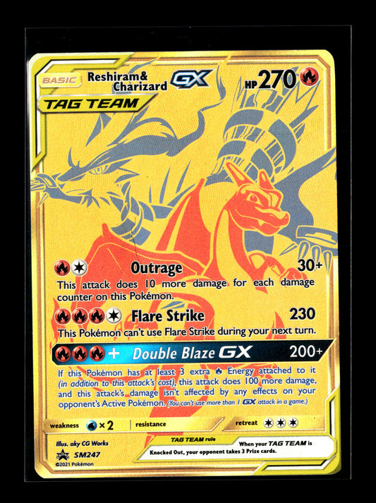 Pokemon Promo Reshiram & Charizard GX 247