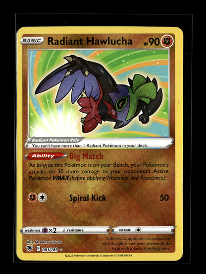 Pokemon Astral Radiance Radiant Hawlucha 81