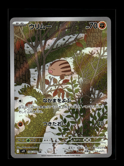 Pokemon Japanese Battle Partners Swinub 106
