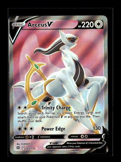 Pokemon Brilliant Stars Arceus V 165