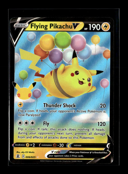 Pokemon Celebrations Flying Pikachu V 6