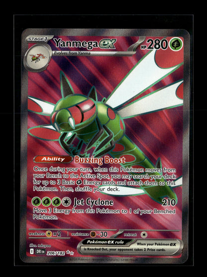 Pokemon Destined Rivals Yanmega ex 206