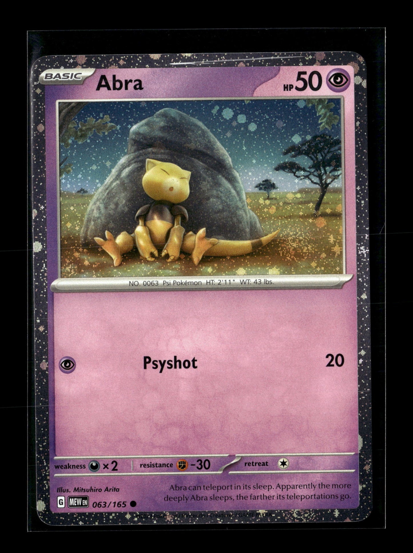 Pokemon Miscellaneous Cards & Products Abra 63