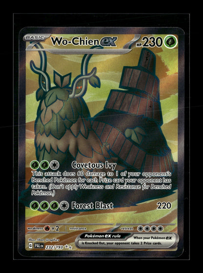 Pokemon Paldea Evolved Wo-Chien ex 232