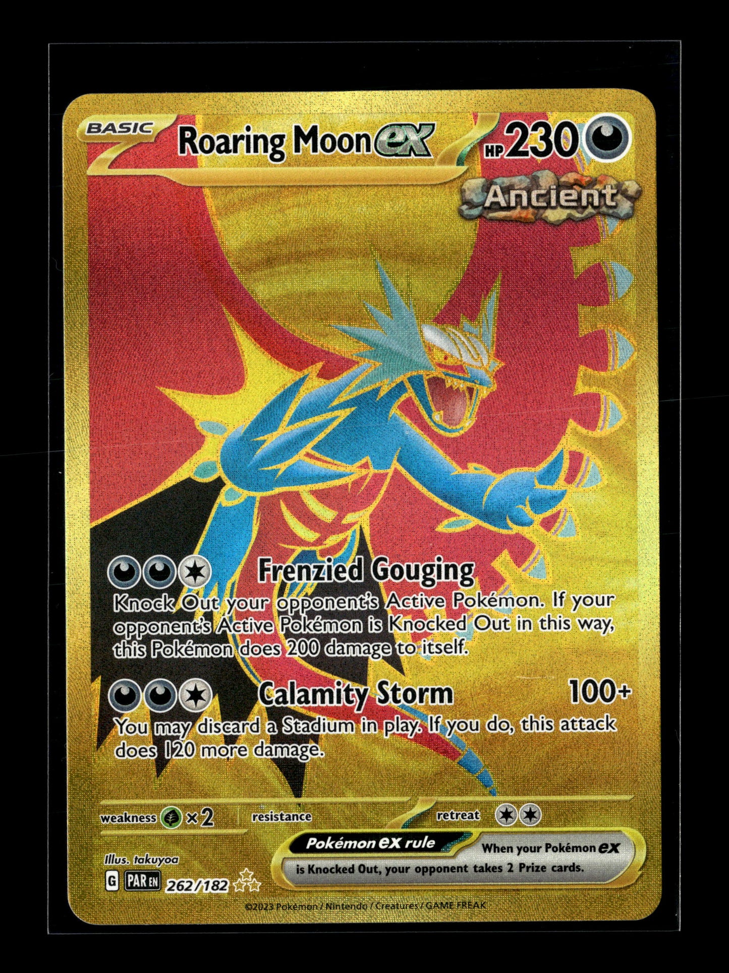 Pokemon Paradox Rift Roaring Moon ex 229