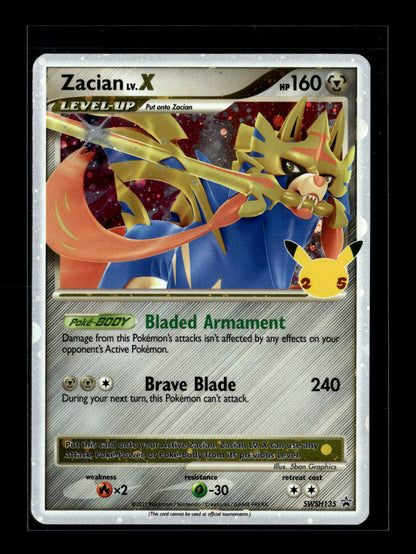 Pokemon Promo Zacian LV. X 135