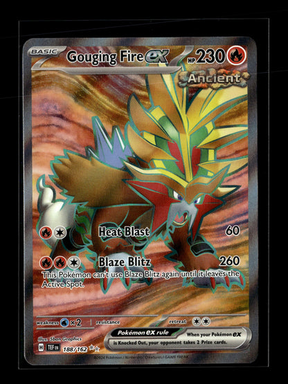 Pokemon Temporal Forces Gouging Fire ex 188