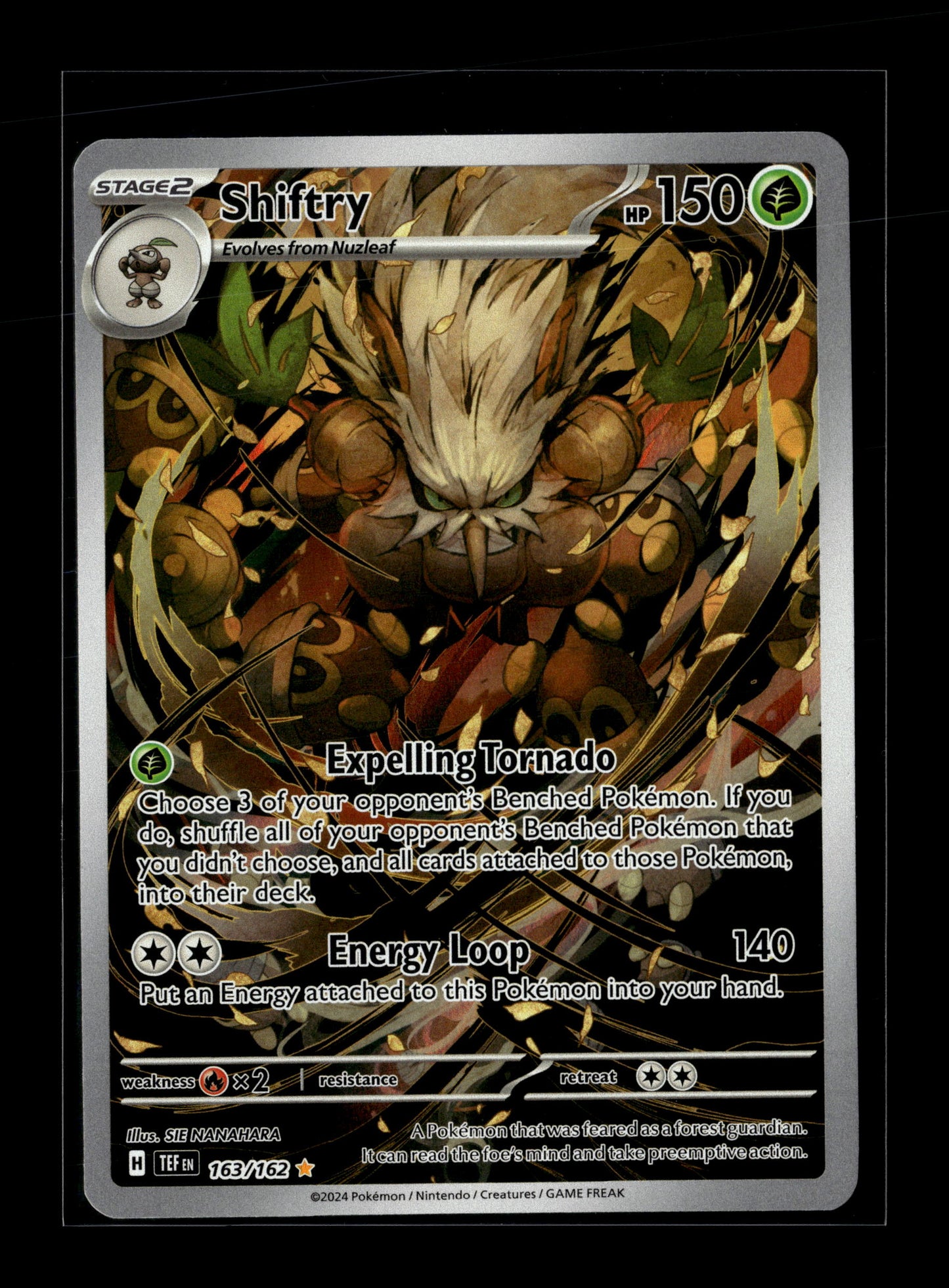 Pokemon Temporal Forces Shiftry 163