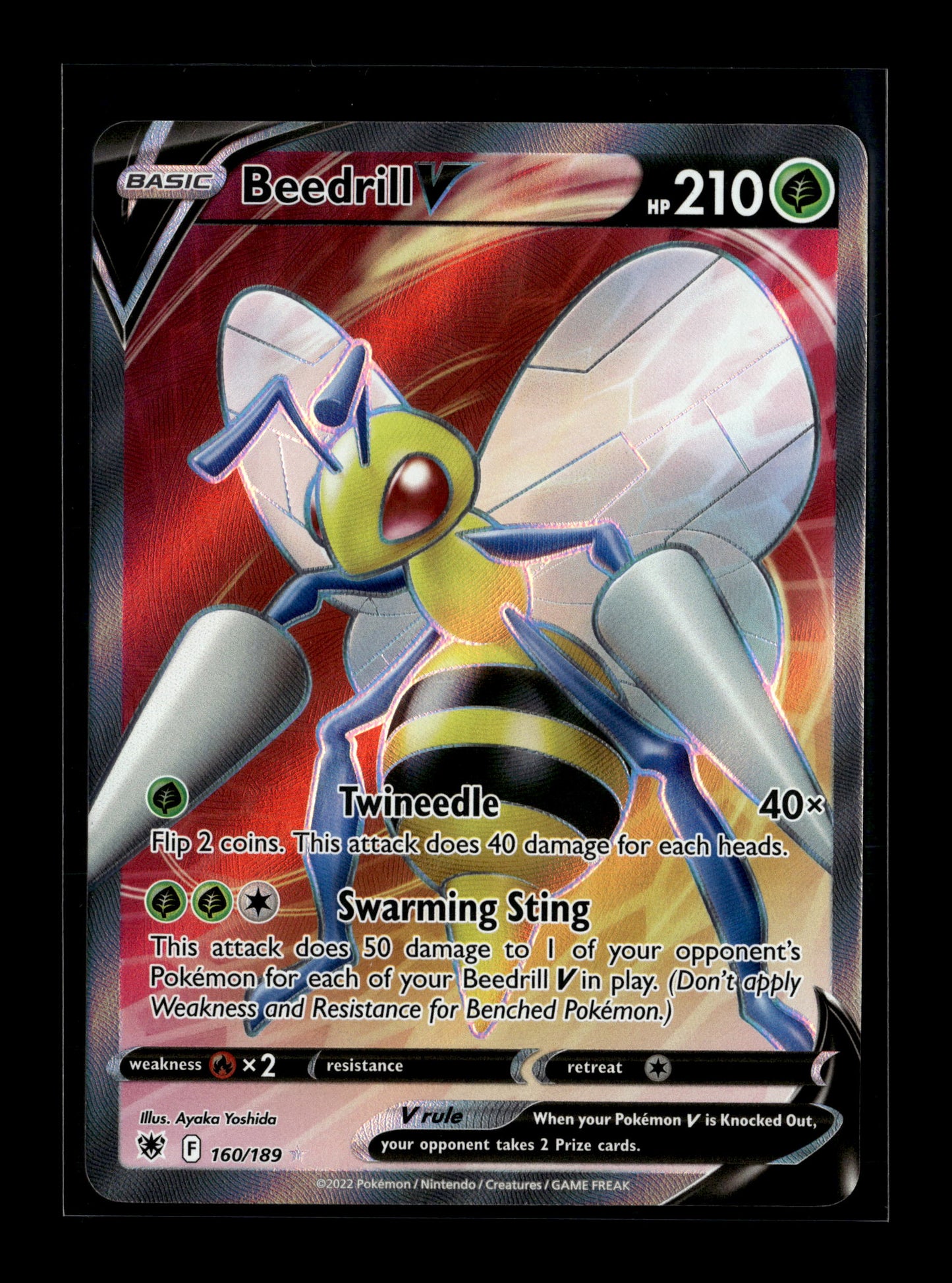 Pokemon Astral Radiance Beedrill V 160