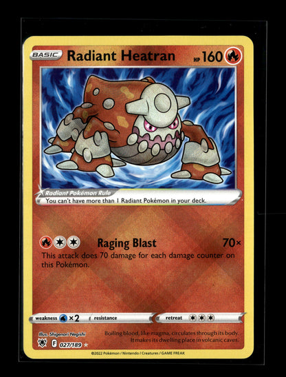 Pokemon Astral Radiance Radiant Heatran 27