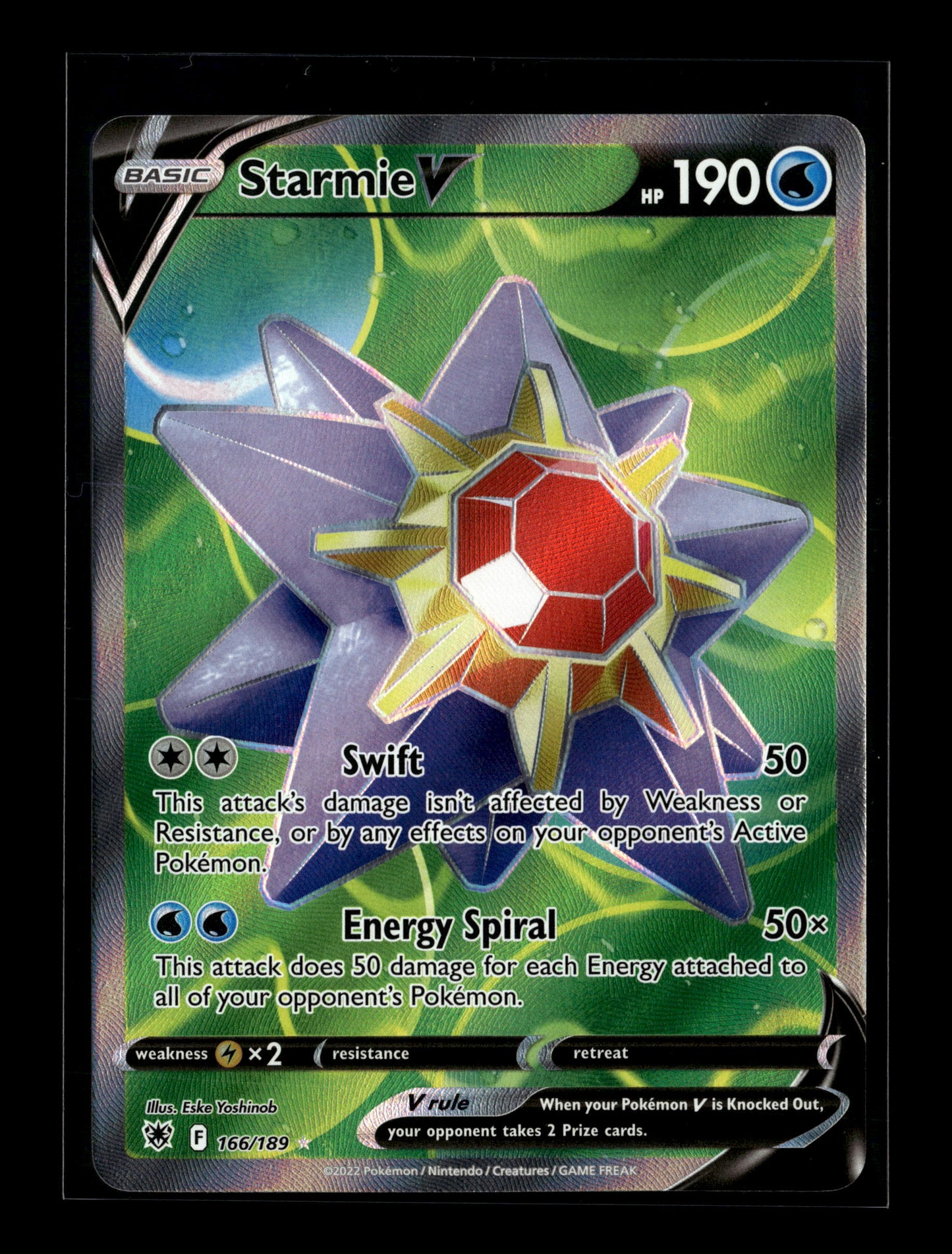 Pokemon Astral Radiance Starmie V 166