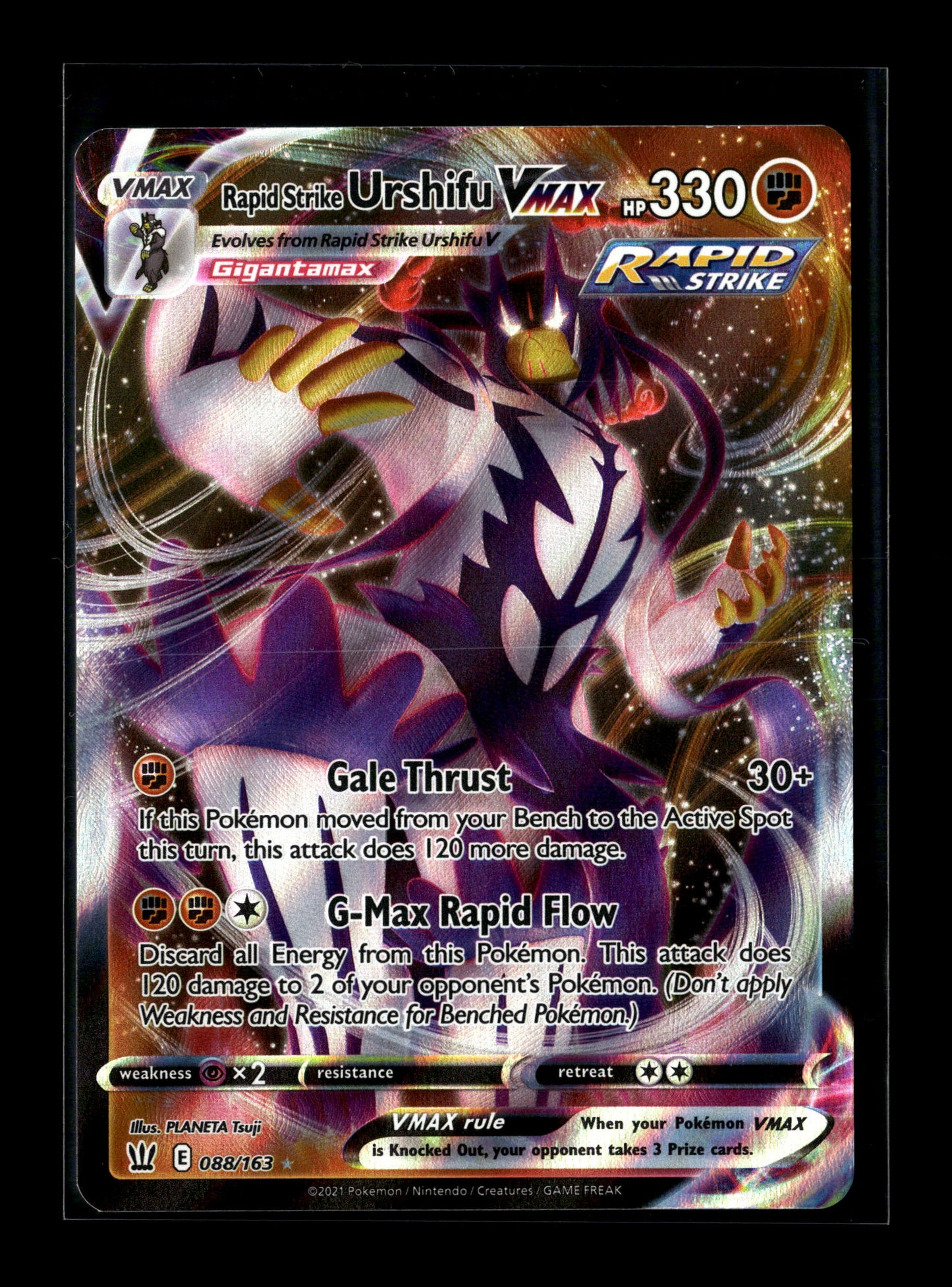 Pokemon Battle Styles Rapid Strike Urshifu VMAX 88