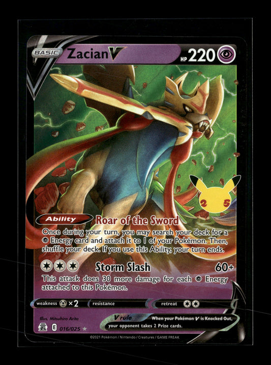 Pokemon Celebrations Zacian V 16