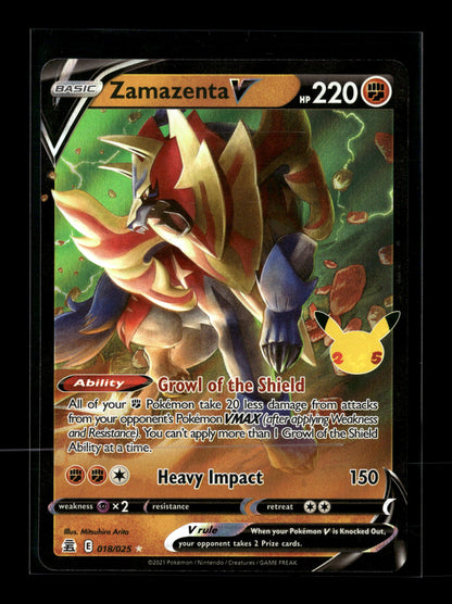 Pokemon Celebrations Zamazenta V 18