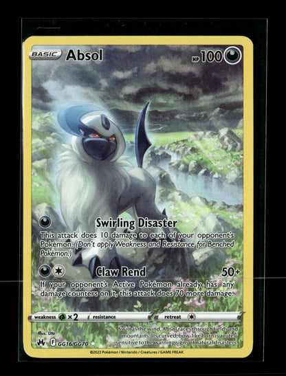 Pokemon Crown Zenith Absol GG16