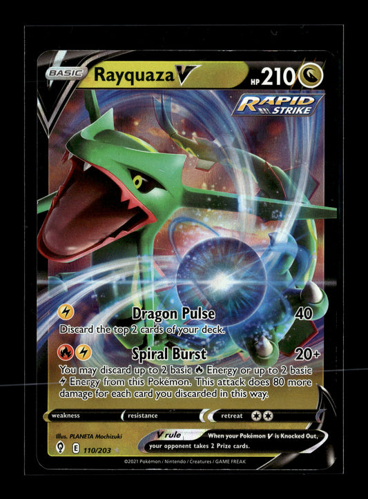 Pokemon Evolving Skies Rayquaza V 110