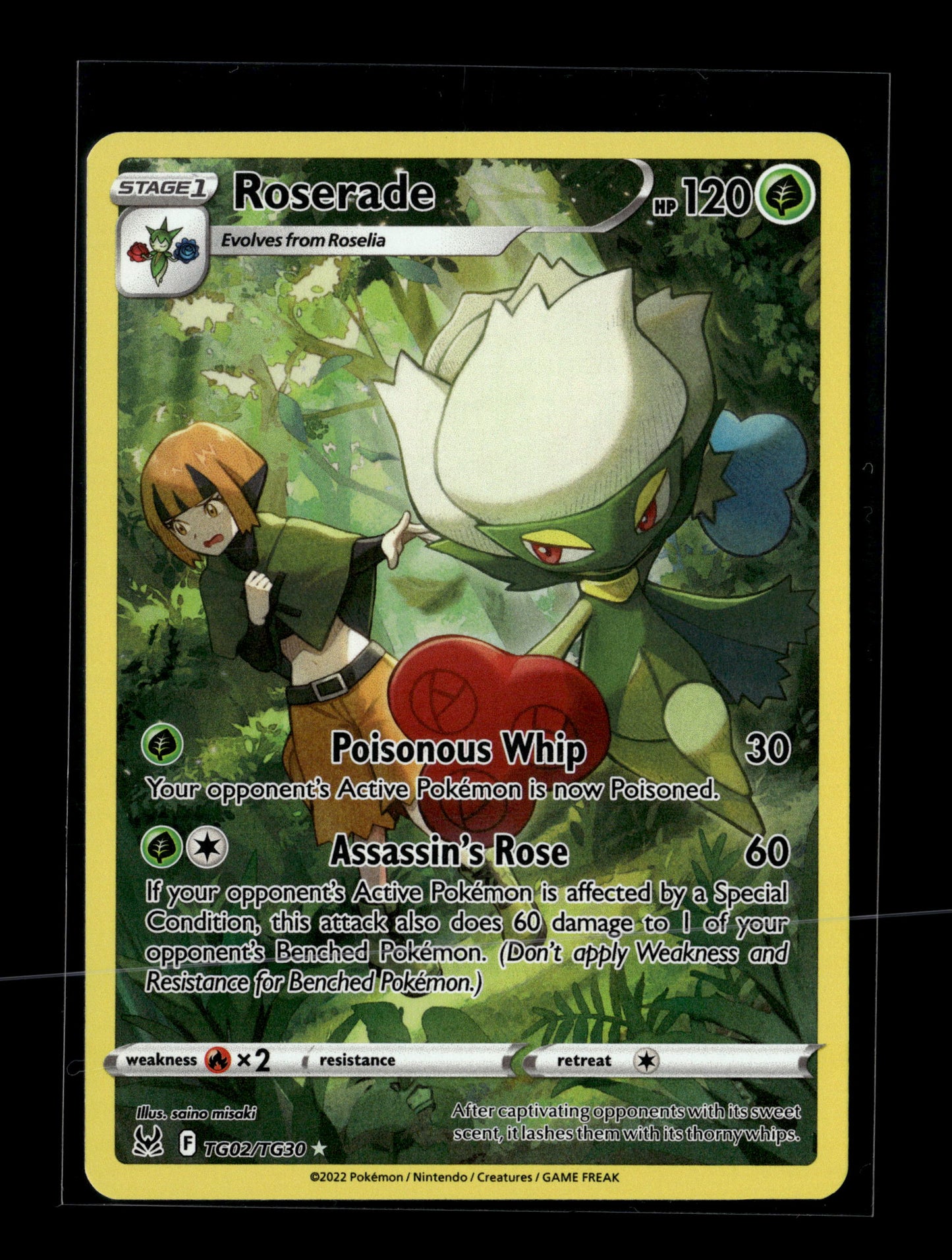 Pokemon Lost Origin Roserade TG02