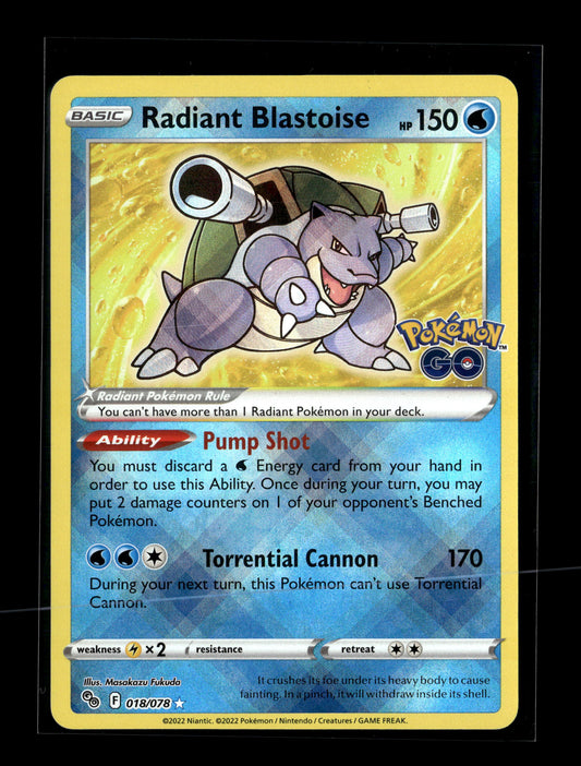 Pokemon Go Radiant Blastoise 18