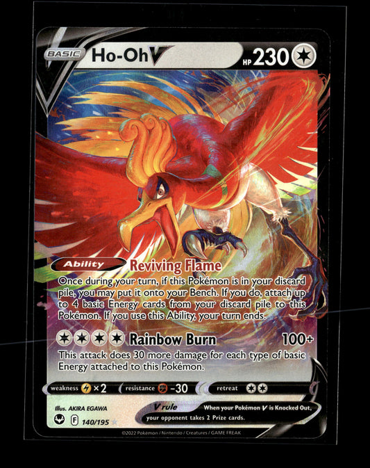 Pokemon Silver Tempest Ho-oh V 140