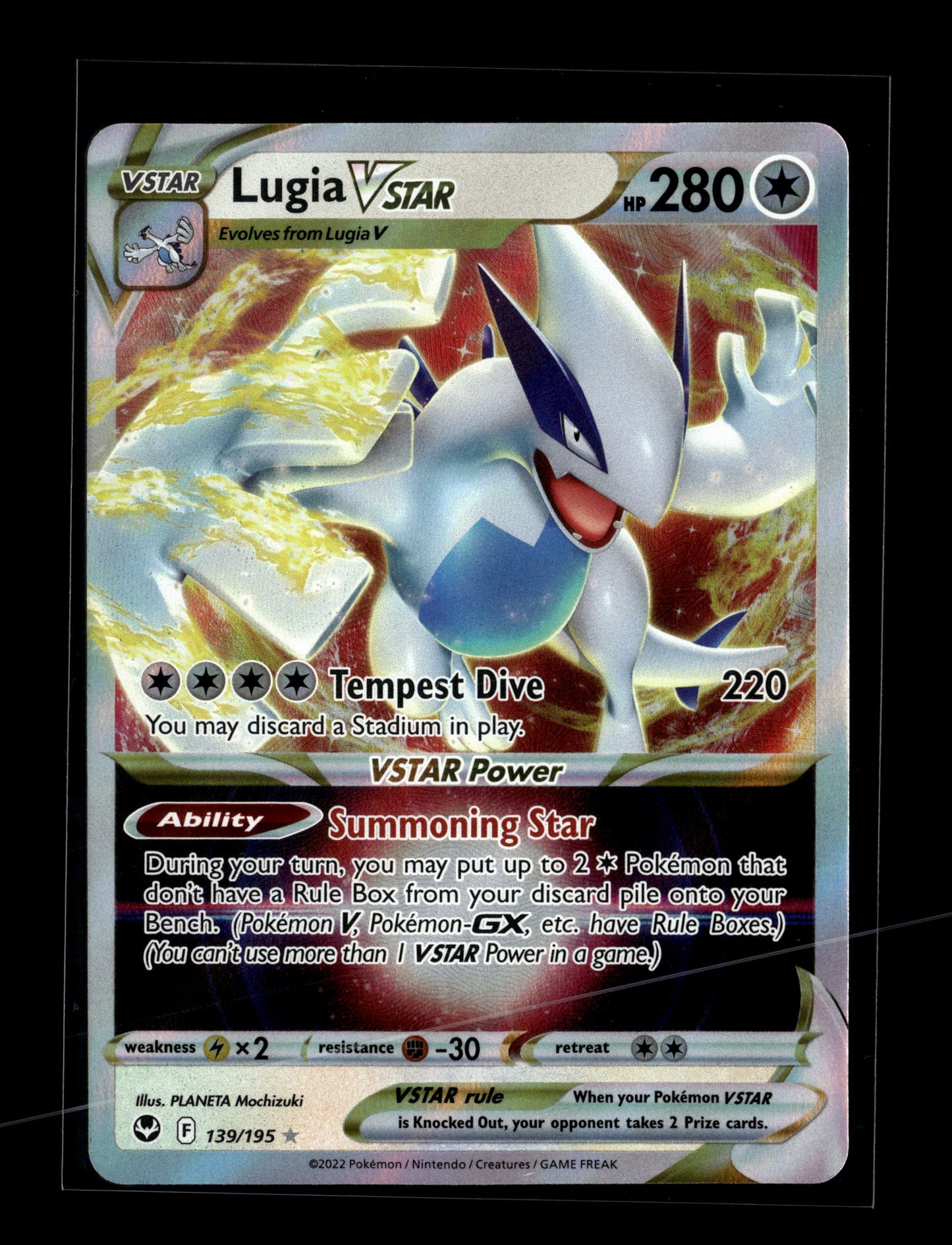Pokemon Silver Tempest Lugia VSTAR 139